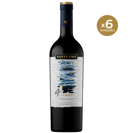 Carmenere 4to Elemento | Caja de 6 unidades - 750 mL
