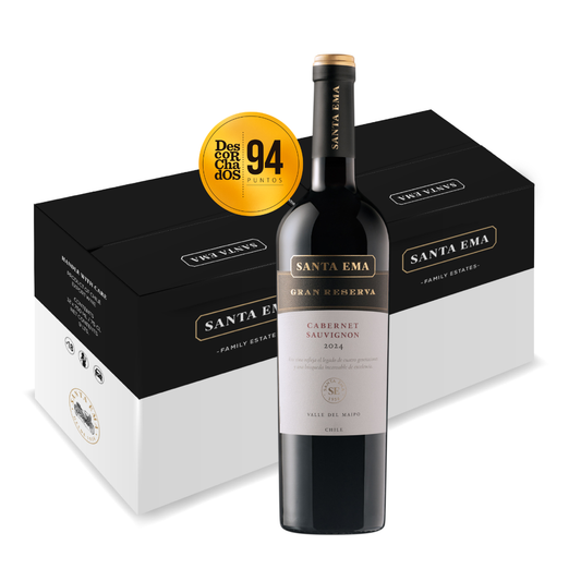 2 cajas de 6 botellas Gran Reserva Cabernet Sauvignon de 750 mL
