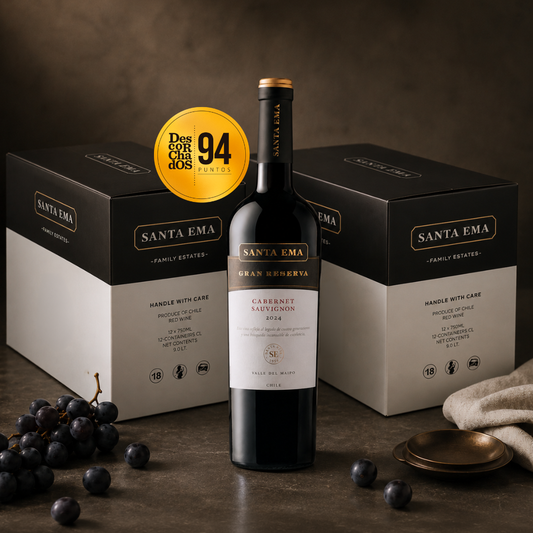 2 cajas de 6 botellas Gran Reserva Cabernet Sauvignon de 750 mL