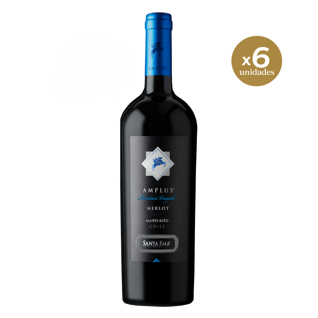 Amplus Merlot | Caja de 6 unidades - 750 mL