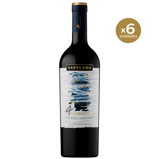 Cabernet Sauvignon 4to Elemento | Caja de 6 unidades - 750 mL
