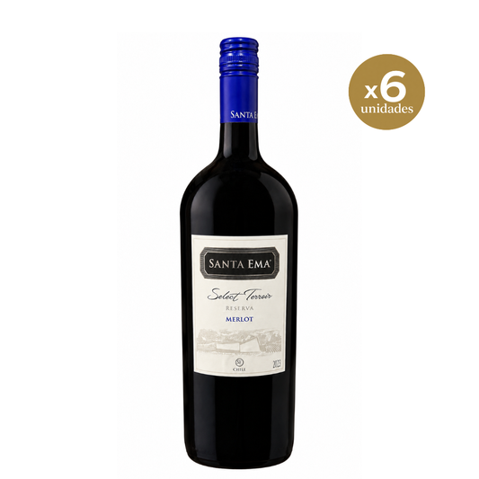 Merlot Select Terroir Reserva 2023 – Caja 6 Unidades – 1.500 mL